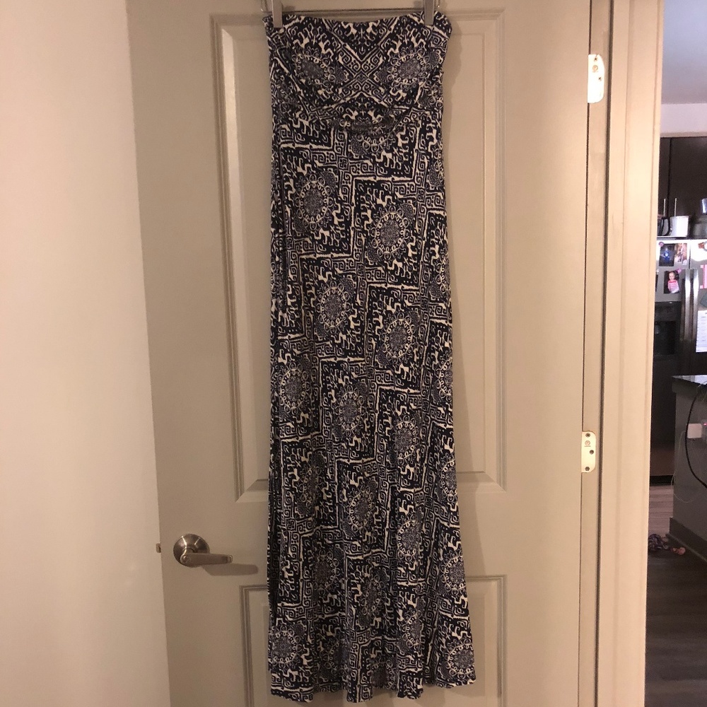 Strapless Banana Republic Maxi Dress